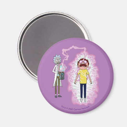 RICK UND MORTY™ | Sie leben mit den Folgen Magnet (Vorderseite/Rückseite)