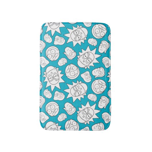 RICK UND MORTY™ | Smith Family Head Muster Badematte (Vorderseite Vertikal)