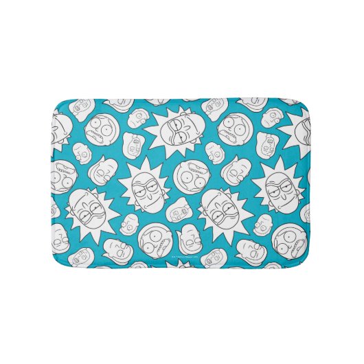 RICK UND MORTY™ | Smith Family Head Muster Badematte (Vorderseite)