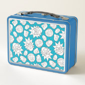 RICK UND MORTY™ | Smith Family Head Muster Metall Brotdose (Rückseite)