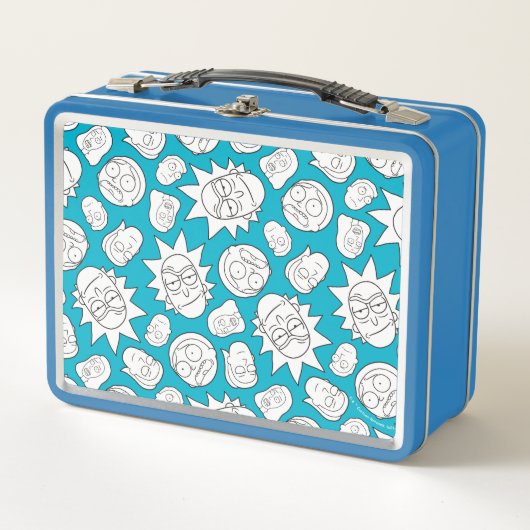 RICK UND MORTY™ | Smith Family Head Muster Metall Brotdose (Vorderseite)