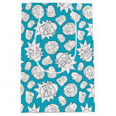 RICK UND MORTY™ | Smith Family Head Muster Mittlere Geschenktüte (Vorderseite)