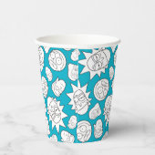 RICK UND MORTY™ | Smith Family Head Muster Pappbecher (Rechts)