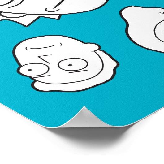 RICK UND MORTY™ | Smith Family Head Muster Poster (Ecke)