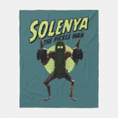 RICK UND MORTY™ | Solenya - Der Pickle Man Fleecedecke (Vorderseite)