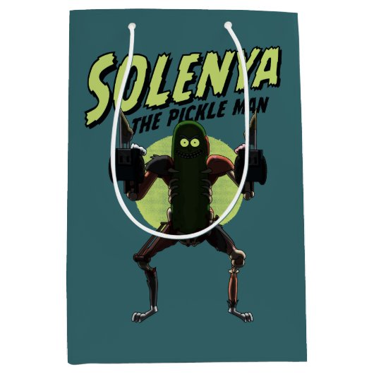RICK UND MORTY™ | Solenya - Der Pickle Man Mittlere Geschenktüte (Vorderseite)