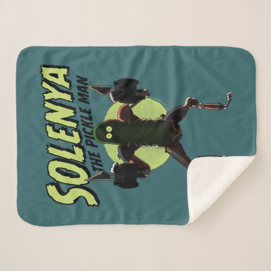 RICK UND MORTY™ | Solenya - Der Pickle Man Sherpadecke (Vorderseite (Horizontal))