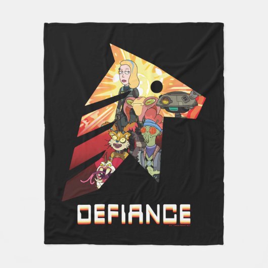RICK UND MORTY™ | Space Beth Defiance Crew Fleecedecke (Vorderseite)