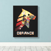 RICK UND MORTY™ | Space Beth Defiance Crew Leinwanddruck (Insitu (Holzboden))