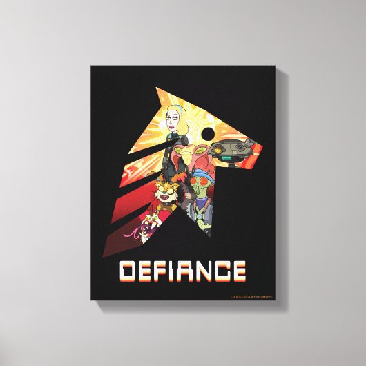 RICK UND MORTY™ | Space Beth Defiance Crew Leinwanddruck (Vorderseite)