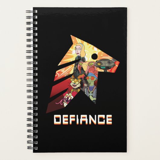 RICK UND MORTY™ | Space Beth Defiance Crew Planer (Vorderseite)