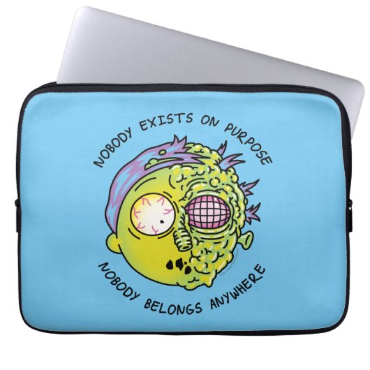 RICK UND MORTY™ | Stilvolles Morty Fly Zitat Laptopschutzhülle (Vorderseite)