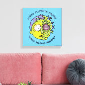 RICK UND MORTY™ | Stilvolles Morty Fly Zitat Leinwanddruck (Insitu (Wohnzimmer))