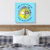 RICK UND MORTY™ | Stilvolles Morty Fly Zitat Leinwanddruck (Insitu (Schlafzimmer))