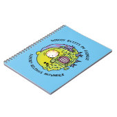 RICK UND MORTY™ | Stilvolles Morty Fly Zitat Notizblock (Linke Seite)