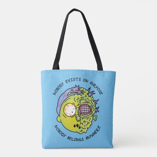 RICK UND MORTY™ | Stilvolles Morty Fly Zitat Tasche (Rückseite)