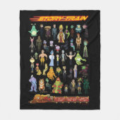 RICK UND MORTY™ | Story Train Fleecedecke (Vorderseite)