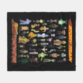 RICK UND MORTY™ | Story Train Fleecedecke (Vorderseite (Horizontal))