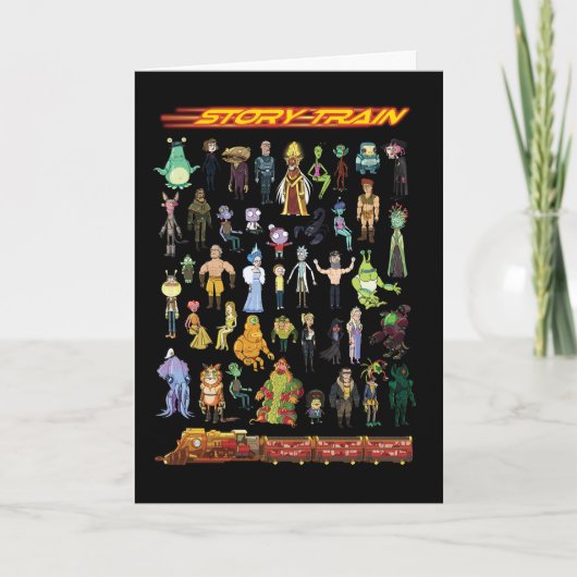 RICK UND MORTY™ | Story Train Karte (Vorderseite)