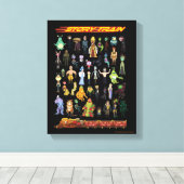 RICK UND MORTY™ | Story Train Leinwanddruck (Insitu (Holzboden))