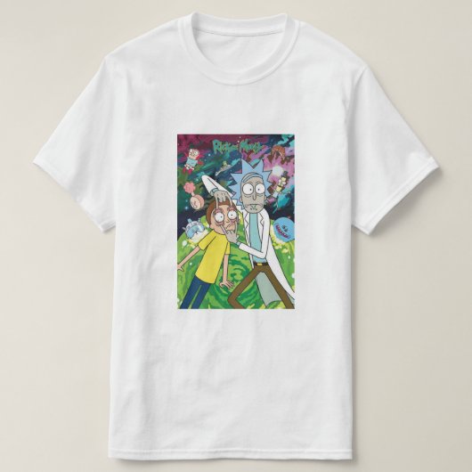 Rick und Morty T-Shirt (Design vorne)