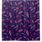 Rick und Morty Time Crystal Pattern Duschvorhang (Vorderseite)