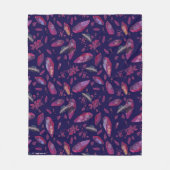 Rick und Morty Time Crystal Pattern Fleecedecke (Vorderseite)