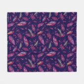 Rick und Morty Time Crystal Pattern Fleecedecke (Vorderseite (Horizontal))