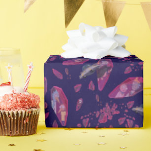 Rick und Morty Time Crystal Pattern Geschenkpapier