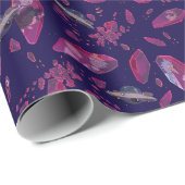 Rick und Morty Time Crystal Pattern Geschenkpapier (Rolleneckpunkt)