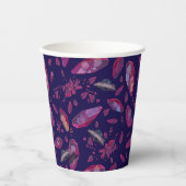 Rick und Morty Time Crystal Pattern Pappbecher (Vorderseite)