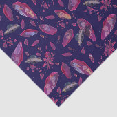 Rick und Morty Time Crystal Pattern Seidenpapier (Ausschnitt)