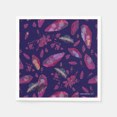 Rick und Morty Time Crystal Pattern Serviette (Vorderseite)