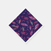 Rick und Morty Time Crystal Pattern Serviette (Ecke)