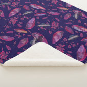 Rick und Morty Time Crystal Pattern Sherpadecke (3/4)