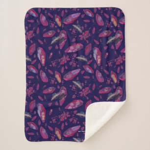 Rick und Morty Time Crystal Pattern Sherpadecke