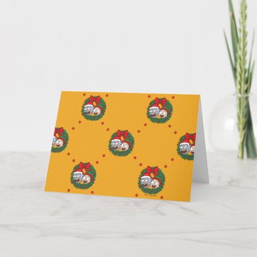 Rick und Morty | Urlaubsmuster Feiertagskarte (Vorderseite)