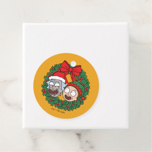 Rick und Morty | Urlaubsmuster Geschenkanhänger (Beispiel)