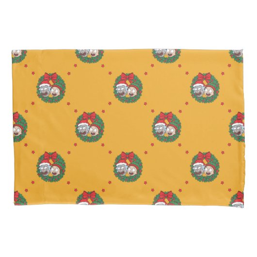 Rick und Morty | Urlaubsmuster Kissenbezug (Vorderseite)