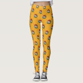 Rick und Morty | Urlaubsmuster Leggings (Vorderseite)