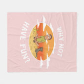 RICK UND MORTY™ | Warum nicht Spaß haben Fleecedecke (Vorderseite (Horizontal))