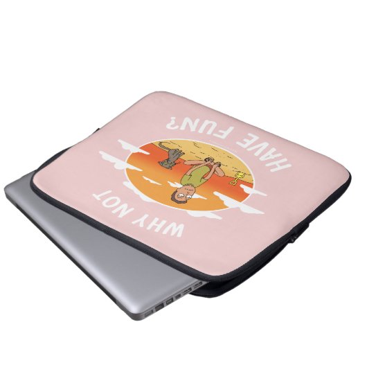 RICK UND MORTY™ | Warum nicht Spaß haben Laptopschutzhülle (Vorne Knopf)