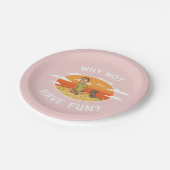 RICK UND MORTY™ | Warum nicht Spaß haben Pappteller (Schrägansicht)