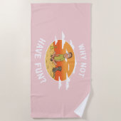 RICK UND MORTY™ | Warum nicht Spaß haben Strandtuch (Vorderseite)