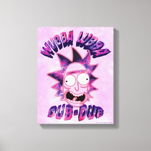 RICK UND MORTY™ | Wubba Lubba Dub-Dub Leinwanddruck (Vorderseite)