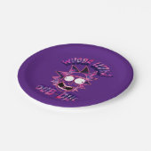 RICK UND MORTY™ | Wubba Lubba Dub-Dub Pappteller (Schrägansicht)