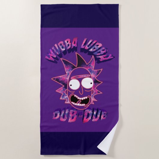 RICK UND MORTY™ | Wubba Lubba Dub-Dub Strandtuch (Vorderseite)