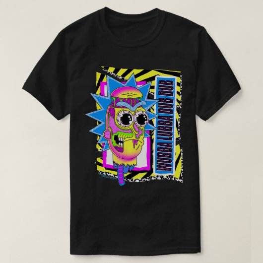 Rick und Morty Wubba Lubba Dub Dub T-Shirt (Design vorne)