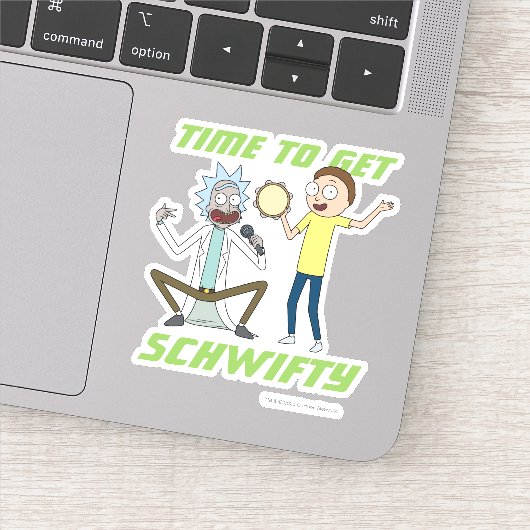 RICK UND MORTY™ | Zeit, Schwifty zu bekommen Aufkleber (Detail)