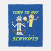 RICK UND MORTY™ | Zeit, Schwifty zu bekommen Fleecedecke (Vorderseite)